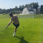 Mark Wright Instagram - Buzzing to say the least, the goals are set up, having what I love to do most at home!! Had my first goal in my garden when I was a little boy. They say you never lose the love ⚽️ @networldsports smashed it with the Forza goals!! #home #goals #ad #football #bigkid
