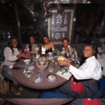 Marlo Hampton Instagram - Everytime I step out the door it’s a celebration 🎊🎊 Had a ball celebrating my friend @k_burgess48 bday at @tikithai_atl 🍽️ 📸 @princedaphotographer 🎂 @bmoresweetsatl Tiki Thai Atl