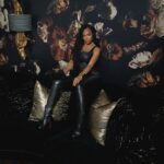 Marlo Hampton Instagram - All black for those who lost me @FashionNova wearing: Born With it Faux Leather Jumpsuit