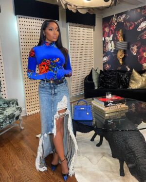 Marlo Hampton Instagram - I'm not here to please anyone, I'm here to slay. 

Hair @tia.did.it
