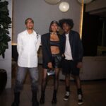 Marlo Hampton Instagram - Model behavior with my favorites 💙 … but why is there no school again today? 😫