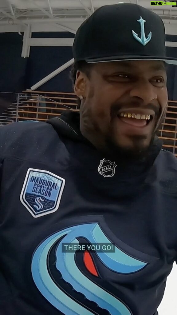 Marshawn Lynch Instagram - New #SeaKraken investor, Marshawn Lynch, goes Beast Mode on the Zamboni! 😂 Kraken Community Iceplex