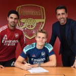 Martin Ødegaard Instagram - Damn, it feels good to be back!!❤️🤍 Great feeling to commit myself to this amazing club for the long term this time. I can’t wait to get out there again and play in front of a full Emirates stadium. Finally be able to have you all there lifting us forward! More motivated and excited than ever. Let’s go gunners!!!👊🏼👊🏼 @arsenal
