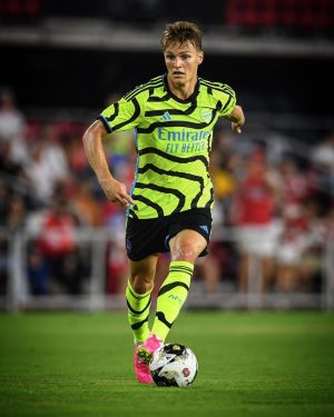 Martin Ødegaard Instagram - Good start to the tour in the capital! Thank you Washington🙌🏼❤️