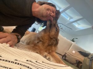 Martin Henderson Instagram - Lots of you have been asking about Sammy. So here he is!  Like all of us he is getting on in age, but still full of LOVE !