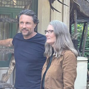 Martin Henderson Instagram - On set shooting season 5 of @virginriverseries with the uber talented @annetteotoole4152 for @netflix - loving having Jack back in scenes with Hope ♥️