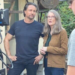 Martin Henderson Instagram - On set shooting season 5 of @virginriverseries with the uber talented @annetteotoole4152 for @netflix - loving having Jack back in scenes with Hope ♥️