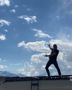 Martin Henderson Instagram - Can’t believe there’s still so much snow up here at this time of year! Love being back in the Sierras…majestic mountains rising up out of the desert like an Alpine oasis providing a pure wilderness playground. #ilovecali #roadtrip #vanlife