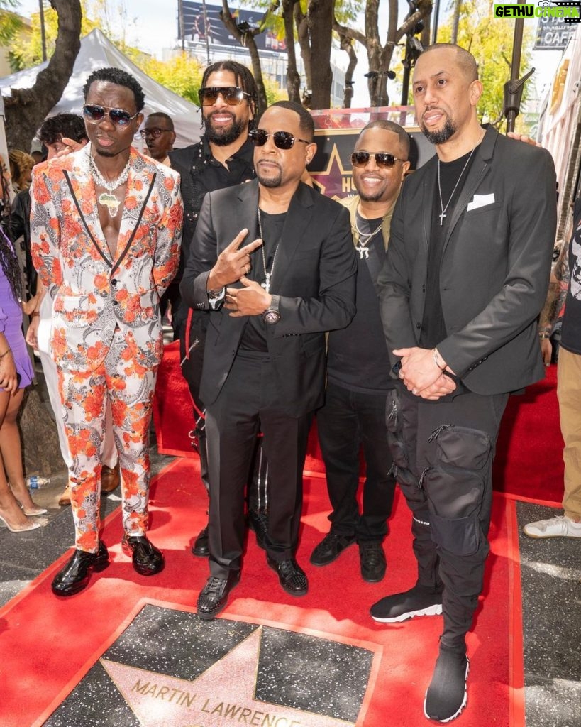 Martin Lawrence Instagram - I am absolutely blessed and honored to have received my star on the Hollywood Walk of Fame. Thank you to my wonderful friends, family and team for all of the years of endless love and support. To my fans, without you, I wouldn’t be here. Much love and God bless 🙏🏾 #blessed #hollywoodwalkoffame ⭐ 📸 @evoake