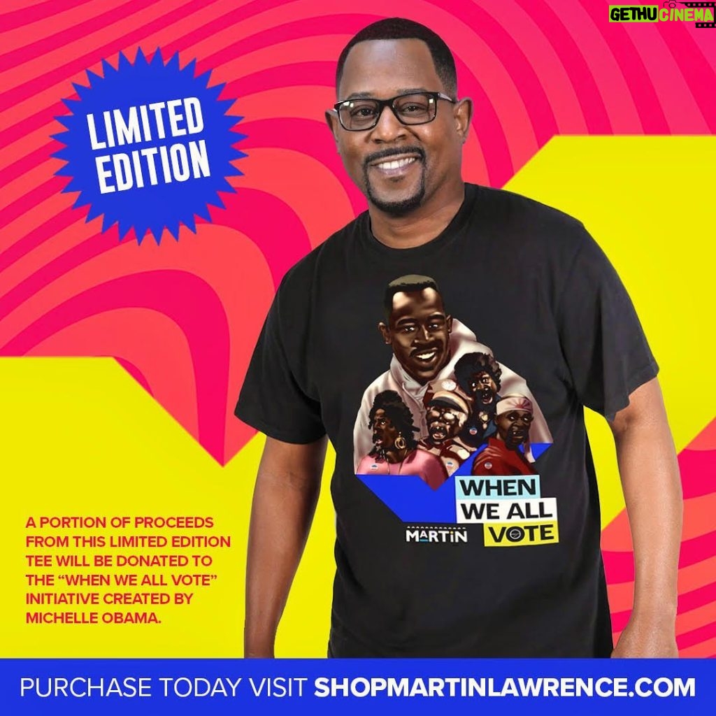 Martin Lawrence Instagram - Just in time for Martin: The Reunion! Get ya swag now by visiting shopmartinlawrence.com or by clicking the link in my bio! #teammartymar #martin #swag Los Angeles, California