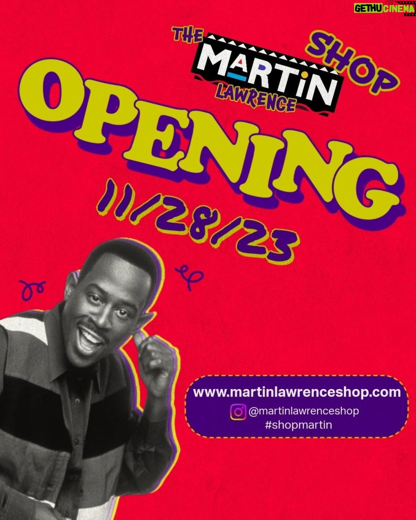 Martin Lawrence Instagram - Wazzzup!?! Mark your calendars, set your alarms, and tell your friends - the OFFICIAL Martin Lawrence Shop is coming! It's gonna change the internet! Hahaa! Visit martinlawrenceshop.com or click that link in my bio and bookmark it now cause you don't wanna miss this! #Martin #shopmartin #comingsoon @martinlawrenceshop