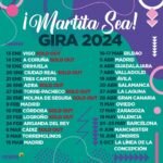 Martita de Graná Instagram - “Martita Sea” fechas Enero-Junio 2024🙌🏼 Algunas se pondrán a la venta próximamente, os voy avisando 🦥 gracias por tanto amor a este show 👌🏼👌🏼 Habrá más fechas después de verano.❤️ Entradas en www.martitadegrana.com Felicidad