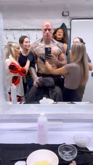 Martyn Ford Instagram - And this is pretty much how we finished filming every day 😂😂😂 party bus will be missed 😂😂😂 my little gang @sophiegormannn @hannahmarees @zara_long @bridie_ellen @taylor.scot #mortalkombat #cleanup #partybus