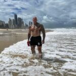 Martyn Ford Instagram - A wonderful walk today, I’m going to start a walking club on the beach, who’s game ? 😂🇦🇺🌎 Australia