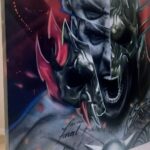 Martyn Ford Instagram - So blessed to have the INCREDIBLE @mattybro_art produce this masterpiece for myself. A perfect way to remember what has been a life changing experience with memories of a life time. Words escape me, so I’ll borrow these very famous ones … ‘FLAWLESS VICTORY’ #mortalkombat11 #shaokahn #art Australia