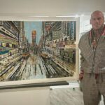 Martyn Ford Instagram - Absolutely over the moon with this incredible piece of art I had commissioned …. The piece is a 1/1 with some personal hidden messages with the work, an incredible piece that to the eye blows you away … huge thanks to @rxissdoesart #art #home