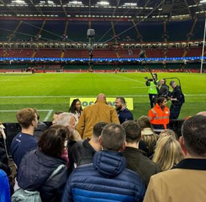 Martyn Ford Instagram - One hell of a game …. An incredible performance by them all, proud of the main man @pierraschoemies appreciate you brother and congratulations on the win, although my gorgeous wife was a little less impressed 😂 (she’s 🏴󠁧󠁢󠁷󠁬󠁳󠁿) #rugby #scotland #6nations