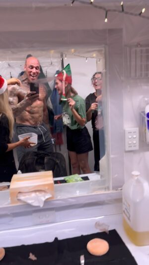 Martyn Ford Instagram - MERRY CHRISTMAS ……. That’s … that for now, an incredible last few weeks here in Australia, filming has been INTENSE, Absolutely INCREDIBLE, but an insane schedule, and these guys have made it so so much easier … appreciate you all … remember, enjoy each  and everyday … life’s to short not to, and remember to SMILE #christmas #fun #holidays