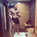 Martyn Ford Instagram - Second work out DONE ….. feeling INCREDIBLE, feeling INSPIRED, feeling HUNGRY ….. 😂 …. Be YOUR OWN COMPETITION. Find yourself a PURPOSE, a GOAL … a reason … IGNORE the mirror, get your self a performance based goal … and I guarantee you the result will come with ease. When you lose the desire to look a certain way, and fall in love with the actual activity, the rest will take care of itself … BE HAPPY, STAY MOTIVATED , LOOK AFTER YOU ❤️ have an incredible weekend #gym #health #fitness #passion #love #life Australia
