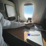 Martyn Ford Instagram - A lovely flight to New York, quick stop off …. Then straight to Ohio … have a lovely day 🌍❤️#travel