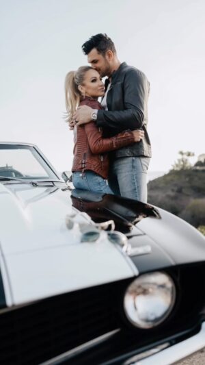 Mary Fitzgerald Instagram - Getting in F1 Mode 😎 

Excited for next weekend!!! 

Loved this classic shoot @swayzek.photo