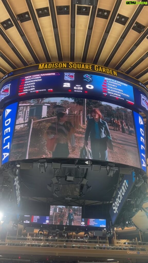 Mason Thames Instagram - #nyrangers #thegarden @blumhouse @universalpictures @scottderrickson @madeleinemcgraw