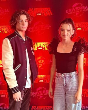Mason Thames Instagram - @madeleinemcgraw and I @ #blumfest @blumhouse @universalpictures Thank you #blumhouse #universalpictures and Thank you @celine for this jacket