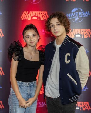 Mason Thames Instagram - @madeleinemcgraw and I @ #blumfest @blumhouse @universalpictures Thank you #blumhouse #universalpictures and Thank you @celine for this jacket
