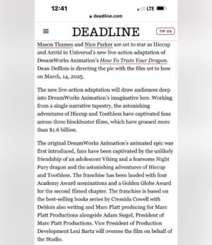 Mason Thames Instagram - SO EXCITED!!!! @universalpictures @nicoparker @dean.deblois #howtotrainyourdragon #httyd #hiccuphaddock
