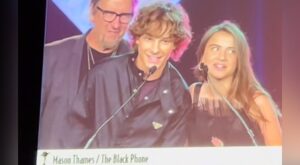 Mason Thames Instagram - Thank you @saturnawards @madeleinemcgraw @scottderrickson @theblackphonemovie @blumhouse @universalpictures @crookedhighway @nbcuniversal and thank you @prada
