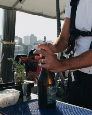 Matheus Lustosa Instagram - um almoço mt especial a 30 metros de altura 🤩