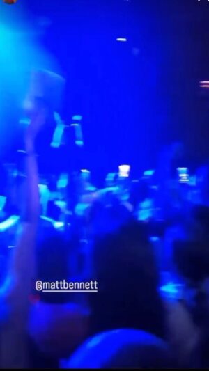 Matt Bennett Instagram - Took the week to process the whole UK/Europe tour and man, what an adventure that was. I want to thank every one of you who came out to a show again, it’s not lost on me how lucky I am to be able to travel the world meeting and playing for you.
I do want to highlight this one moment quickly because ive never had anything quite like it happen to me before.
About halfway through the Paris show, all the power in the venue went out. I’m told they thought the projector was going to catch fire so they cut all the power to the stage. So I’m up there, no sound no video no microphone, trying desperately to figure out what the heck happened. And from the back of the room, the audience starts chanting… The White Stripes? And then went into an unprompted acapella version of Breaking Free from HSM? You all kept singing, keeping the energy and the show alive, until finally after what felt like an eternity the power came back on and we were able to get the show moving again.
I don’t have any footage of it besides this really quick clip but Paris, just know that was very nice and helpful, completely took me by surprise and meant so much to me. 
No two shows of the Party 101 tour have been the same. I’m constantly trying to make it more engaging and make it flow better. It’s really reassuring to know you have my back even when disaster strikes. Ok thank you that’s all!