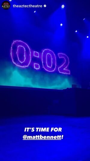 Matt Bennett Instagram - Matt’s big entrance! Thank you for an AMAZING show San Antonio!