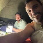 Matt McGorry Instagram - Tents n night guards (mine is hidden betwixt mine lips) @jackfalahee