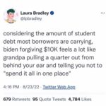 Matt McGorry Instagram - Repost @freckledwhileblack 🙏🏼❤️🙏🏼♥️ ・・・ “Don’t get it twisted: this is still a win because just a year ago Biden was saying he wouldn’t forgive a dime. AND watch how these elected officials throw us crumbs expecting a standing ovation in exchange. ✊🏽 Cancel predatory student loan interest rates both retroactively and for the future. ✊🏽 Forgive ALL student loan debt. ✊🏽 Invest in free public and community college educations so that we don’t have to do this again every few years as new students take on new debt. Before you call these demands “pie-in-the-sky,” ask yourself when you became so accustomed to settling for the bare minimum. I believe that we will win.”