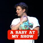 Matt Rife Instagram - It better be an Emotional Support baby!!! 🤯😂😂 #comedy #standup #standupcomedy #funny #mattrife #improv #crowdwork