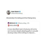 Matt Walsh Instagram – @reduxx.mag continues to do some of the most important journalism in the world today. Very thankful that they’re reporting on these stories.