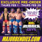 Matthew Cardona Instagram - The latest set of #BigRubberGuys are ready for pre-order! Previous releases are going for 100s of dollars so don’t hesitate on getting these directly from us, straight to you! What gets ordered is what gets made! Get yours at MajorBendies.com #ScratchThatFigureItch
