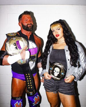 Matthew Cardona Instagram - Indie Act Of T̶h̶e̶ Y̶e̶a̶r̶ ALL TIME!

@stephdelander 

@gamechangerwrestling 

📷: @bradleyverkaik