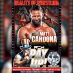 Matthew Cardona Instagram – ‼️ BREAKING NEWS ‼️

Reality Of Wrestling’s excited to announce THE INDIE GOD @themattcardona Cardona will be in action on Saturday, April 13th in Texas City, TX at the Walker Texas Lawyer Arena! #PayUp 

LOCATION:
9300 Emmett F Lowry Expressway
Texas City, TX  77591

🎫 PICK YOUR SEATS 🎫 
https://shorturl.at/inqz4