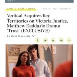 Matthew Daddario Instagram - Big thanks and congrats to everyone who worked on this! Lots of lovely actors and an amazing team behind the camera. Great job!