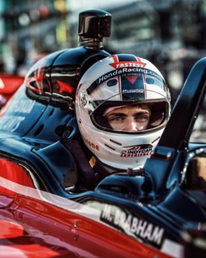 Matthew Daddario Instagram - Congrats to all the drivers and their teams at the #indy500 this weekend! Incredible finish this year. Had an awesome time starting the race with the legend Mario Andretti in the two seater thanks to the people at @honda. I'll be back next year!

#hondapartner