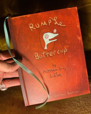 Matthew Gray Gubler Instagram - My first draft of Rumple Buttercup was written in a 100 year old journal I found in a dusty attic so I thought it was only fitting that I return him to where it all started. The very special “Heirloom Edition” is now available at the Gublerland gift shop and everywhere that old looking attic books are sold. (link in bio)