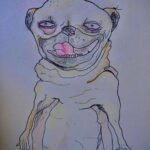 Matthew Gray Gubler Instagram - a dog