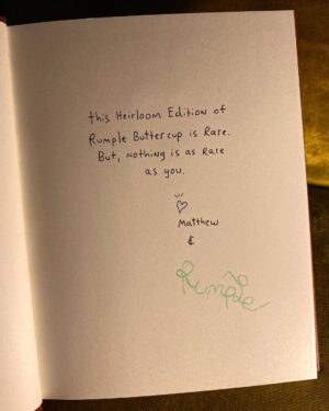 Matthew Gray Gubler Instagram - My first draft of Rumple Buttercup was written in a 100 year old journal I found in a dusty attic so I thought it was only fitting that I return him to where it all started. The very special “Heirloom Edition” is now available at the Gublerland gift shop and everywhere that old looking attic books are sold. (link in bio)
