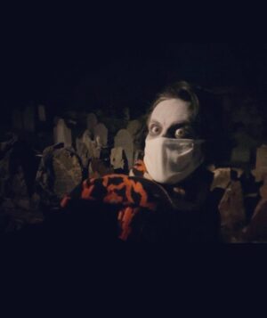 Matthew Gray Gubler Instagram - nighttime look for floating through graveyards
