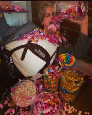 Matthew Gray Gubler Instagram - unwrap your candy before you eat it!