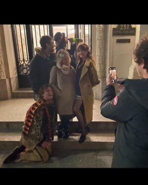 Matthew Gray Gubler Instagram - my new year’s resolution of “never standing in public” is off to a wonderful start