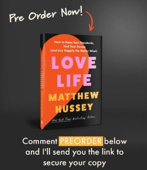 Matthew Hussey Instagram - Wow, the response to this announcement has been so beautiful and overwhelming. From the bottom of my heart, thank you ❤️ when I wrote this book I had all of you in mind… 

From those suffering with heartbreak, feeling disenchanted in love, feeling used and taken advantage of… to those wanting to create lasting confidence. I poured my heart into finding a practical and insightful way of articulating everything I believe we need to know in order to find love, and I just feel so grateful that this is being felt and seen. 

For those of you who haven’t already, you can easily preorder a copy by leaving me a comment saying PREORDER below. That way I’ll get you access to the my private Launch Group and all the cool bonuses I’ve put together (more details coming). 

Huge love from me and Audrey today!