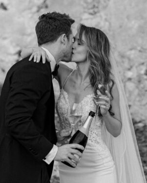 Matthew Hussey Instagram - We’re married!

People get married promising each other they will be there for each other in the hardest times - the person I married has already been there for mine. I’ve been able to count on @theaudreyhussey over and over again. I have never trusted anyone more, with my heart, my happiness, my future.

Anyone who has spent time with Audrey knows how many rare qualities exist in this one human being. Her emotional intelligence is like nothing I’ve ever seen. She is so open. So funny. She sees what’s special in everybody. She’s smart but understated; powerful but humble; interesting enough to talk with for a lifetime; one of the most insightful people in every room, and an incredible advisor to me away from the noise. She can read a room at lightning speed. She doesn't always feel the need to talk or prove anything, and yet she sees everything. She is simply extraordinary, and gets more extraordinary every day I get to know her better. 

She has also loved me in a way I have never experienced. The things I used to hide from people because I thought they would be unattractive, have been things she accepted me for. Things I judged me for, she loved me for. She made me feel loved for the little things I didn’t even notice about myself until she pointed them out. Through her I’ve had the opportunity to rediscover myself, and to do so through the most loving lens possible. At 36 I feel like I'm being introduced to me by my biggest fan.

I'm so fantastically lucky to be loved by this human being. Our wedding was everything we could have hoped. 

We're now in Japan on our honeymoon, and we are so excited to be able to enjoy this moment we have been waiting for for months...the moment we finally get to eat pizza again. 

Sending you all love wherever you are!!! xxx

P.S. Thank you to our incredible wedding planners @lyndenlane, we literally couldn’t have done this without you. And to everyone else who made this day so special…

📸 Photography @sarahfalugo.co 
🎥 Video @giuliocantarella_wedding
💐 Floral @
✍🏼Paper Goods @cecilespaperco
🍴Rentals @theonicollection  @theark_
🎶DJ @redshoela keithjlaverty